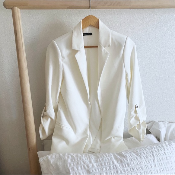 Jackets & Blazers - White Blazer Small